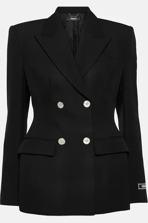 VERSACE Tailored virgin wool blazer