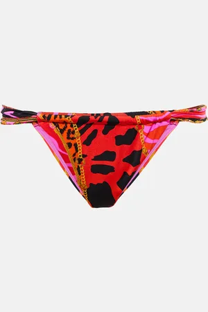 Camilla Giraffe-print bikini bottoms
