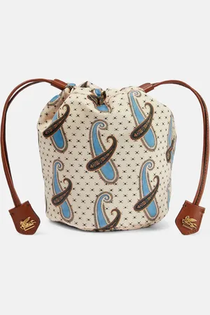 Etro NÃ©cessaire Mini leather-trimmed pouch