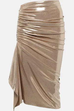 MATICEVSKI Neroli ruched midi skirt