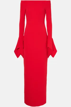 Solace Amalie off-shoulder gown