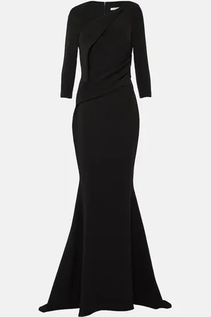 Safiyaa Pollina crÃªpe gown