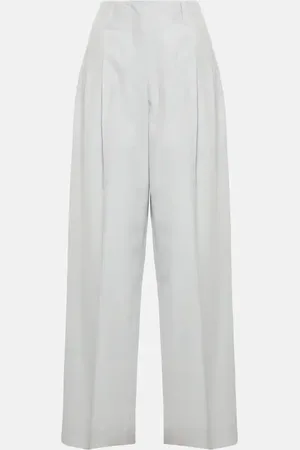 The Row Gaugin high-rise silk pants