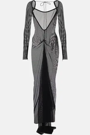 LAQUAN SMITH Sheer mesh gown