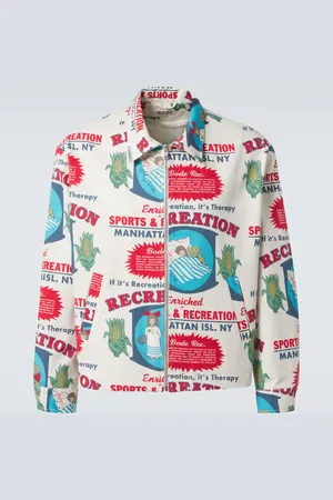 BODE Enrichment printed cotton jacket