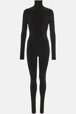 Norma Kamali Open-back jersey catsuit