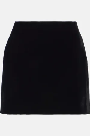 WARDROBE.NYC Velvet miniskirt
