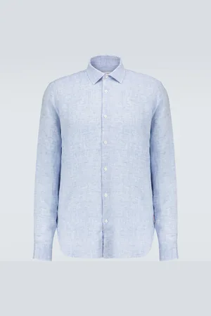 Orlebar Brown Giles linen long-sleeved shirt