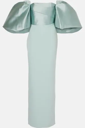 Solace Floris open-back gown