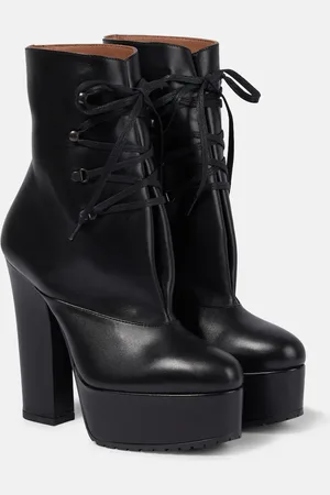 Alaïa AlaÃ¯a Trekk 135 leather ankle boots