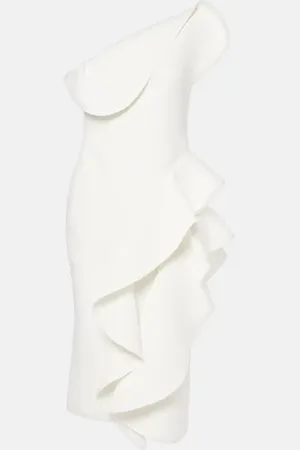 MATICEVSKI Bridal Rhythm ruffled midi dress