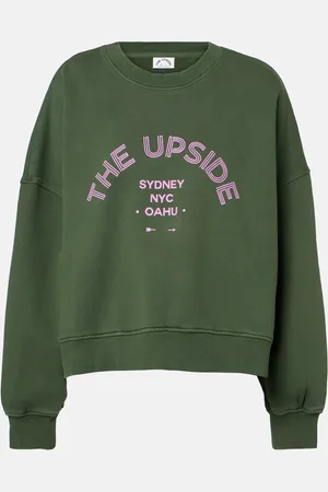 The Upside Jetset Paloma logo cotton sweatshirt