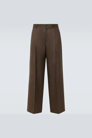 The Row Shelley wool serge suit pants