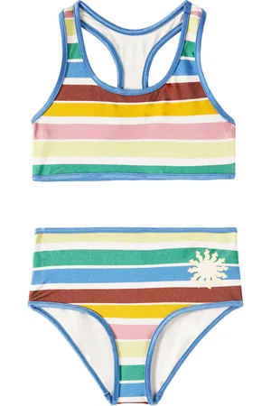ZIMMERMANN Everley striped racerback swimsuit