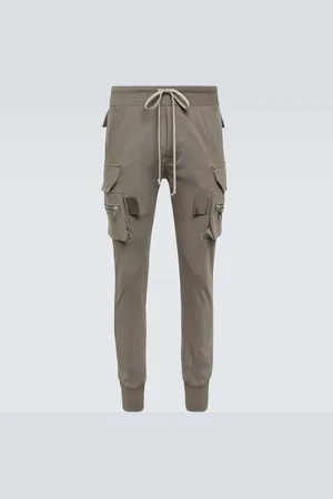 Rick Owens Mastodon cotton jersey cargo pants