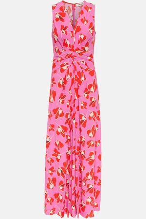 Diane von Furstenberg Ace printed halterneck maxi dress