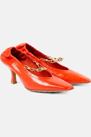 Bottega Veneta Sharp Chain leather pumps