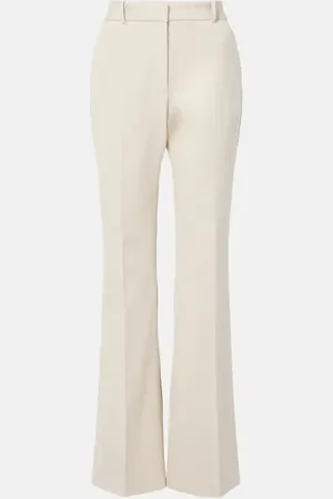 Joseph Tafira mid-rise gabardine flared pants