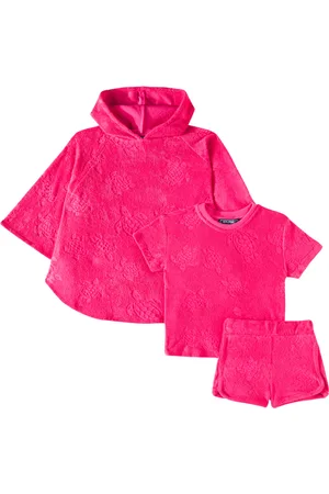 Vilebrequin Baby Bubbly cotton cape, T-shirt, and shorts set