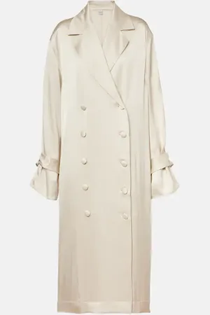 Totême Satin trench dress
