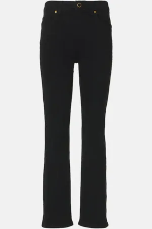 Khaite Vivian high-rise bootcut jeans