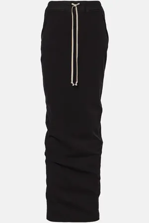 Rick Owens DRKSHDW Pillar denim skirt