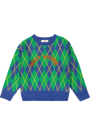 Jelly Mallow Argyle sweater