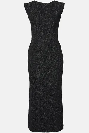 MATICEVSKI Singular open-back lamÃ© cocktail dress