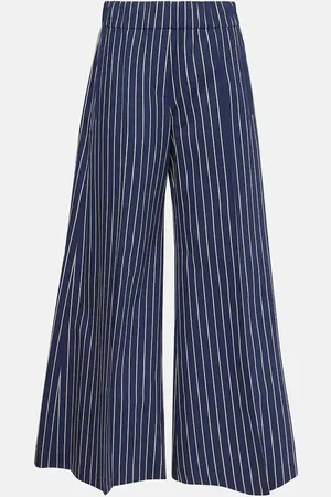 Brunello Cucinelli Cotton and silk wide-leg pants