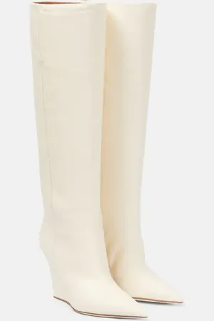 PARIS TEXAS Wanda leather knee-high boots