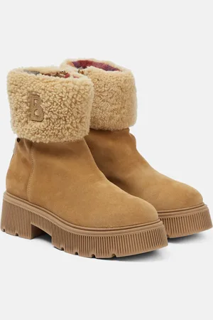 Bogner Turin suede and shearling ankle boots