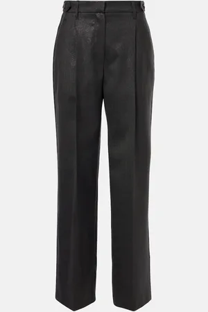 Brunello Cucinelli Wool-blend wide-leg pants