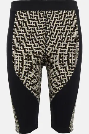 Balmain Monogram high-rise cycling shorts