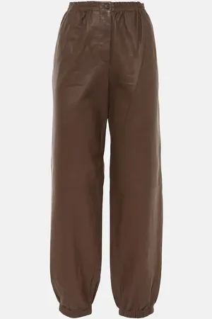 Joseph Leather sweatpants