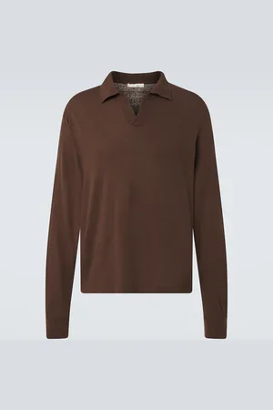 The Row Stafford silk polo shirt
