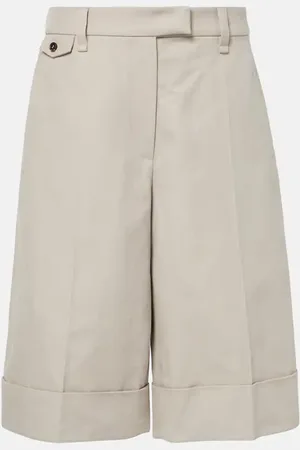 Brunello Cucinelli Cotton and linen Bermuda shorts