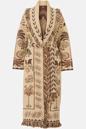 Alanui Wild Wonder wool and cotton cardigan