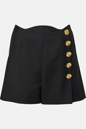 Givenchy Embellished wool and mohair shorts