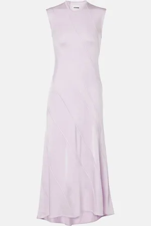 Jil Sander Asymmetric midi dress