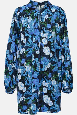 Diane von Furstenberg Silka printed satin minidress