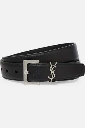 Saint Laurent Cassandre 30 leather belt