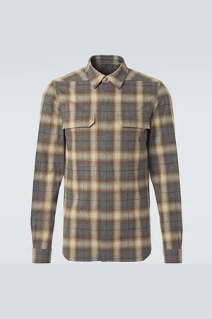 Rick Owens Plaid cotton shirt