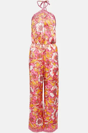POUPETTE ST BARTH Isabelle printed halterneck jumpsuit