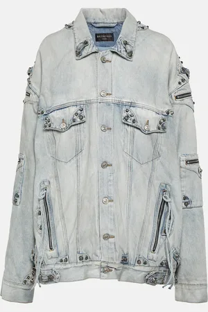 Balenciaga Cagole oversized denim jacket
