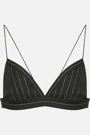 ALEX PERRY Pinstripe LurexÂ® bralette