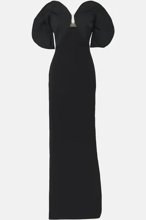 Safiyaa Karla crÃªpe gown