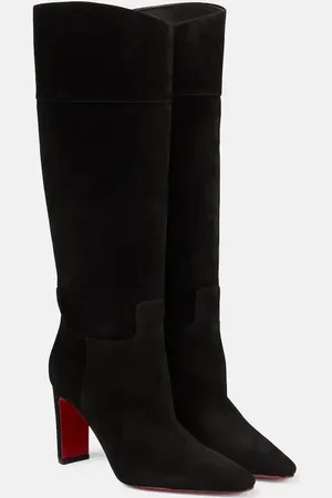 Christian Louboutin Supra Botta 85 suede knee-high boots