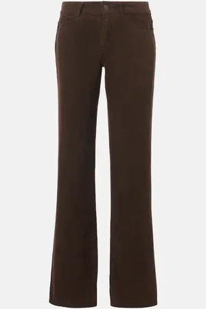 The Row Carlyl cotton corduroy straight pants