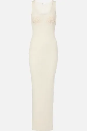 MAGDA BUTRYM Crochet linen and cotton maxi dress