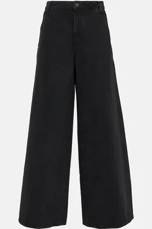 Khaite Jacob low-rise wide-leg jeans